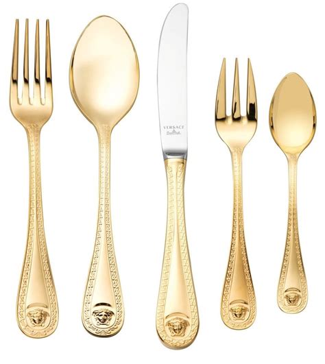 versace knife and fork set|versace rosenthal sets.